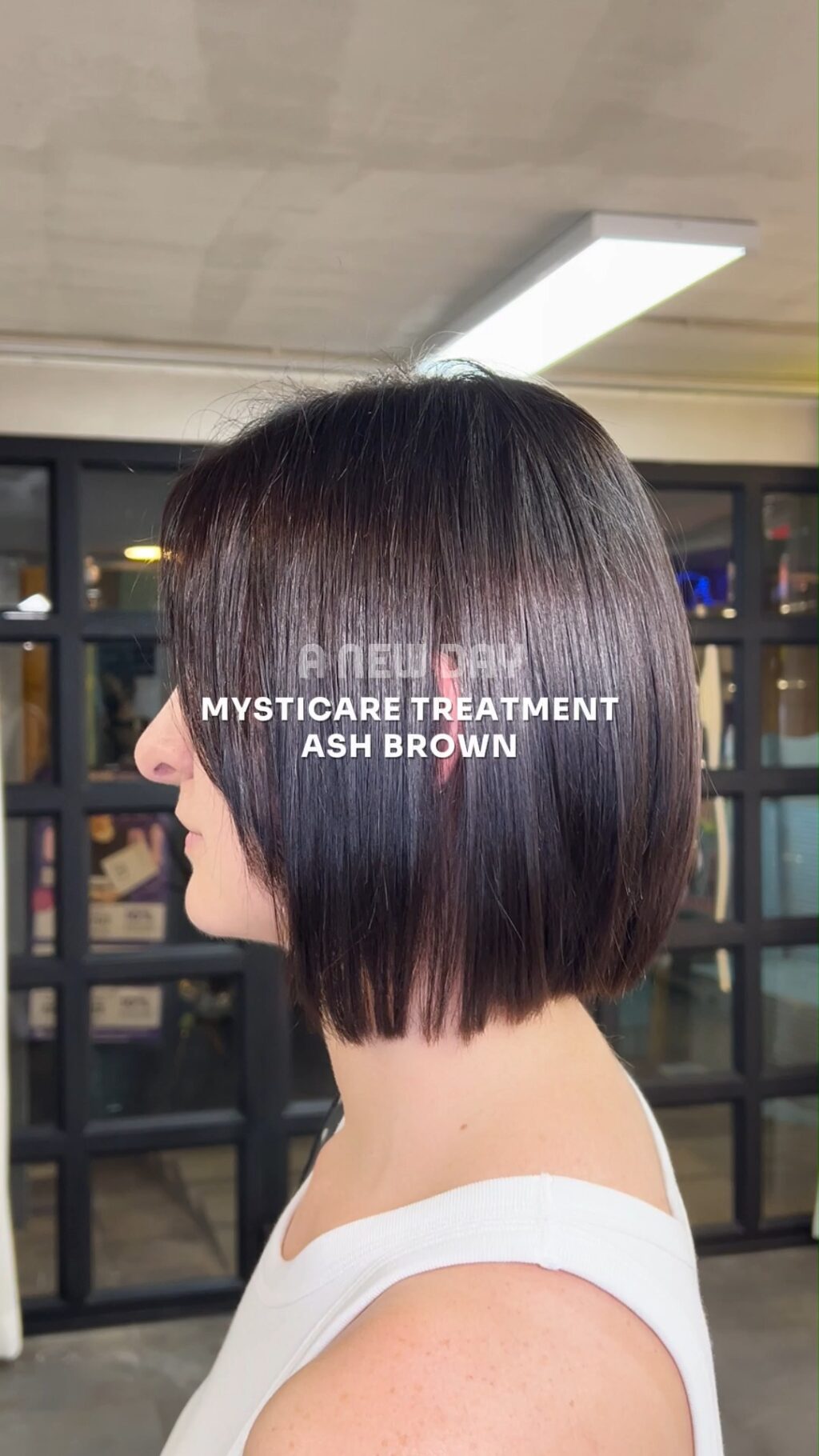 Instagram post from anewday.hairsalon. This post is in position 1.