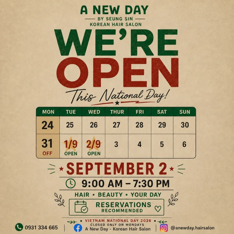 Instagram post from anewday.hairsalon. This post is in position 0.