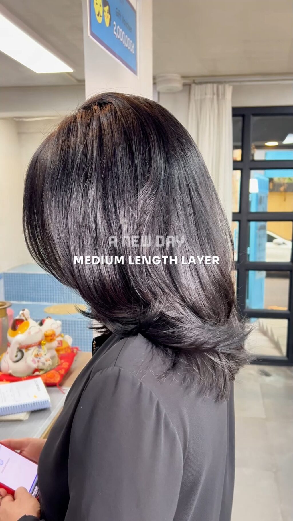 Instagram post from anewday.hairsalon. This post is in position 1.