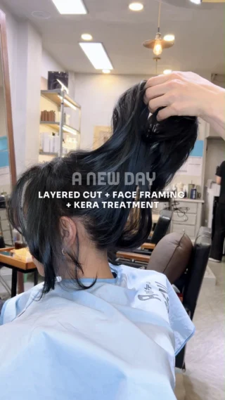 Instagram post from anewday.hairsalon. This post is in position 1.